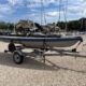 2021 ILCA with carbon fiber ILCA 6 spars and sails.